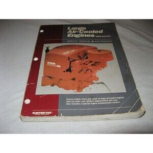 Intertec Large Cooled Engines 1988 & Prior Service Manual Book Guide